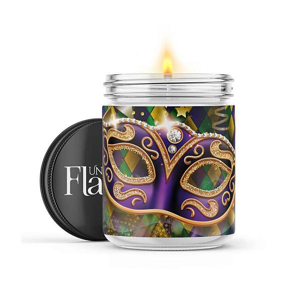 Mardi Gras Party - 22-oz Candle Jar - Apple Cider & Clove Uncommon Flame