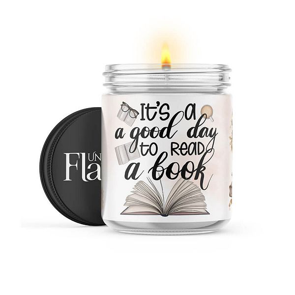 Book Day - 22-oz Candle Jar - Eucalyptus Uncommon Flame