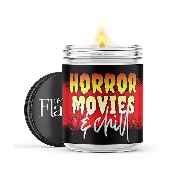 Horror Movies & Chill - 22-oz Candle Jar - Apple Cider & Clove Uncommon Flame