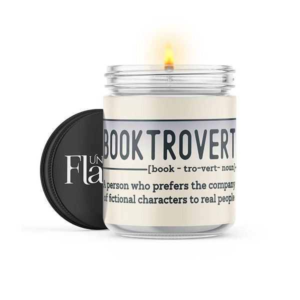 Booktrovert - 22-oz Candle Jar - Apple Cider & Clove Uncommon Flame