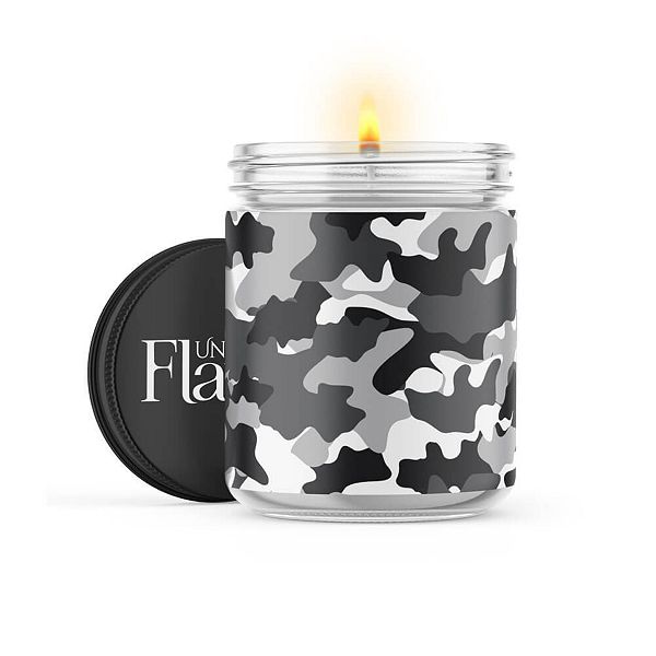 Camo - Snow - 22-oz Candle Jar - Eucalyptus Uncommon Flame