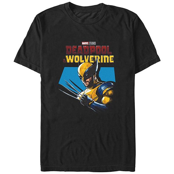 Мужская Футболка Marvel Deadpool And Wolverine Fierce Wolverine Marvel