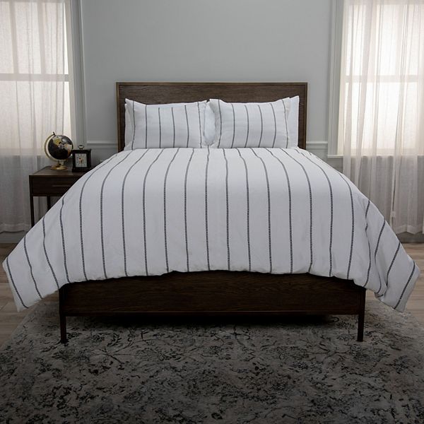 Willow Lane Cotton Slub Comforter & Shams Set Willow Lane