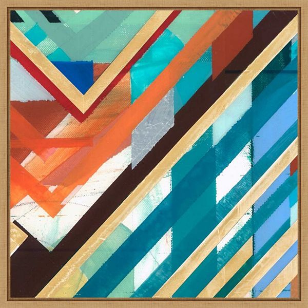 Amanti Art Zig Zag III Art Framed Canvas Wall Art Amanti Art