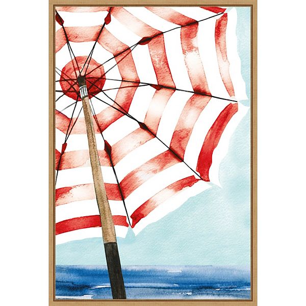 Amanti Art Surf and Sun I Red by Mercedes Lopez Charro Canvas Wall Art Amanti Art