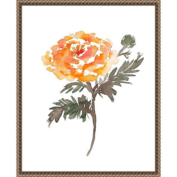 Amanti Art October Marigold by Amanda Cook Canvas Wall Art Amanti Art