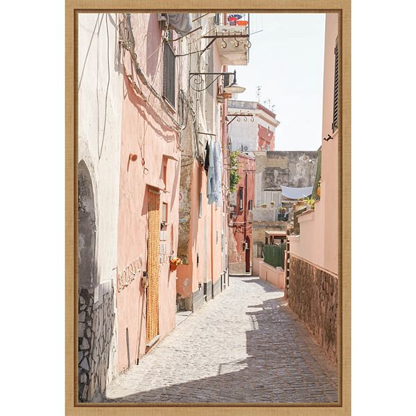 Amanti Art Procida Alleys Framed Canvas Wall Art Amanti Art