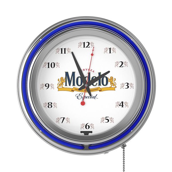 Trademark Games Modelo Especial Retro Neon Wall Clock Trademark Games