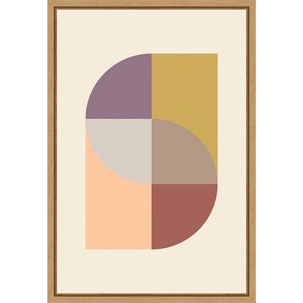 Amanti Art Peach 31 Framed Canvas Wall Art Amanti Art