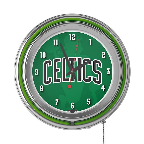 Trademark Games Boston Celtics Fade Retro Neon Wall Clock Trademark Games