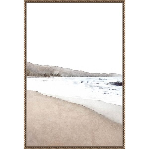 Amanti Art Neutral Beach by Melloi Art Prints Canvas Wall Art Amanti Art