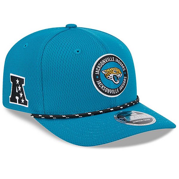 Кепка New Era 2024 года Jacksonville Jaguars Sideline 9SEVENTY регулируемая для юнош New Era