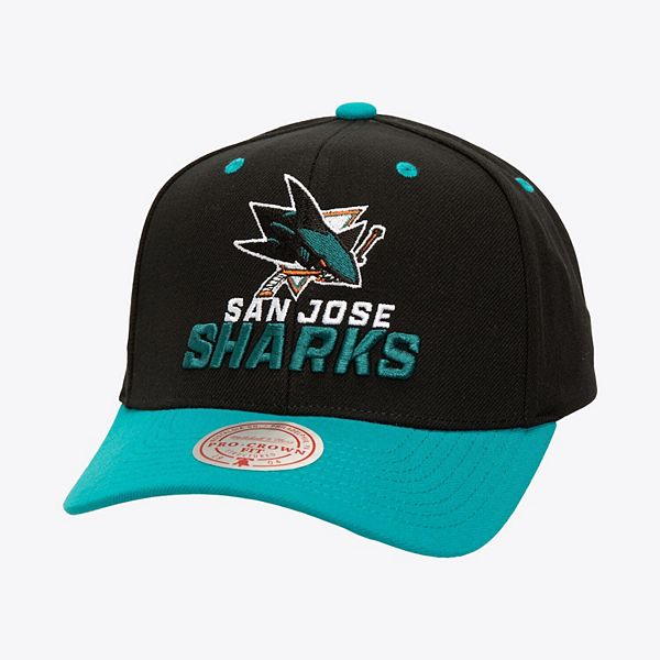 Кепка Mitchell & Ness Черная San Jose Sharks All In 2.0 Pro Crown С Регулировкой Mitchell & Ness