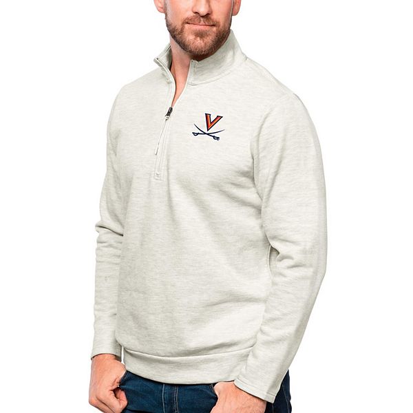 Мужская Футболка Antigua Gambit Quarter-Zip Virginia Cavaliers Antigua