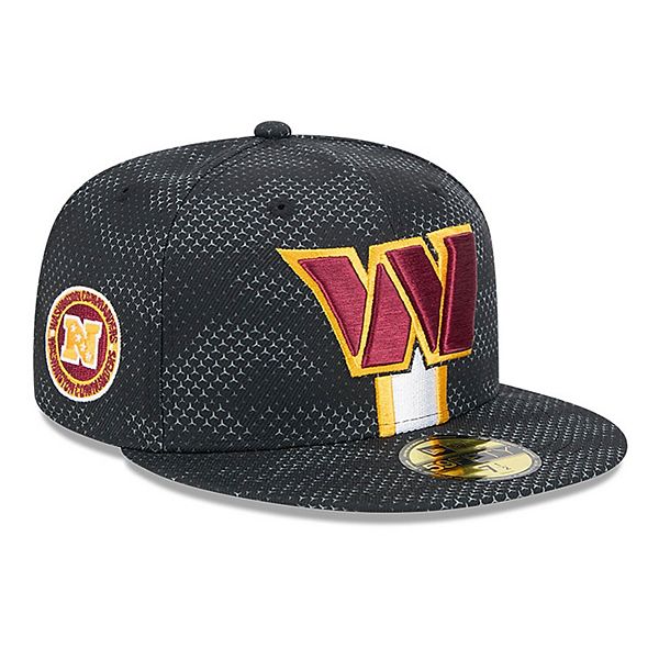 Кепка New Era Черная Washington Commanders 2024 Sideline 59FIFTY New Era