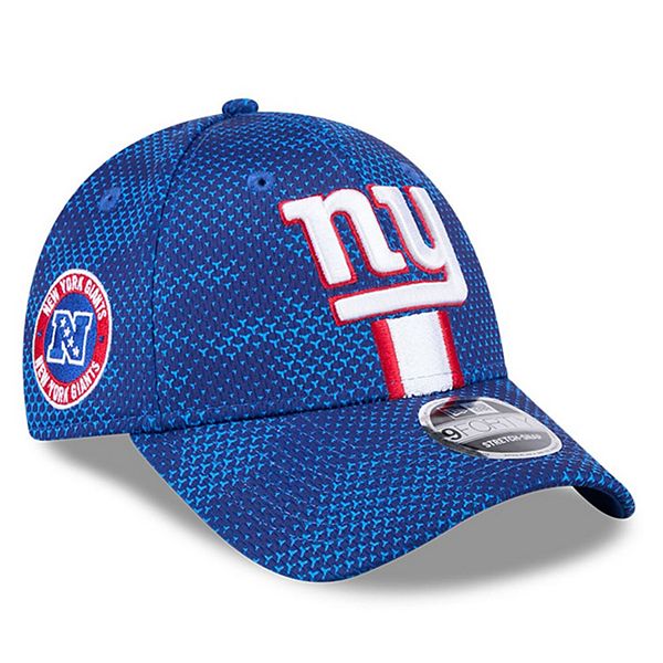 Кепка и бейсболка New Era Мужская Королевская New York Giants 2024 Sideline 9FORTY Stretch-Snap Hat New Era