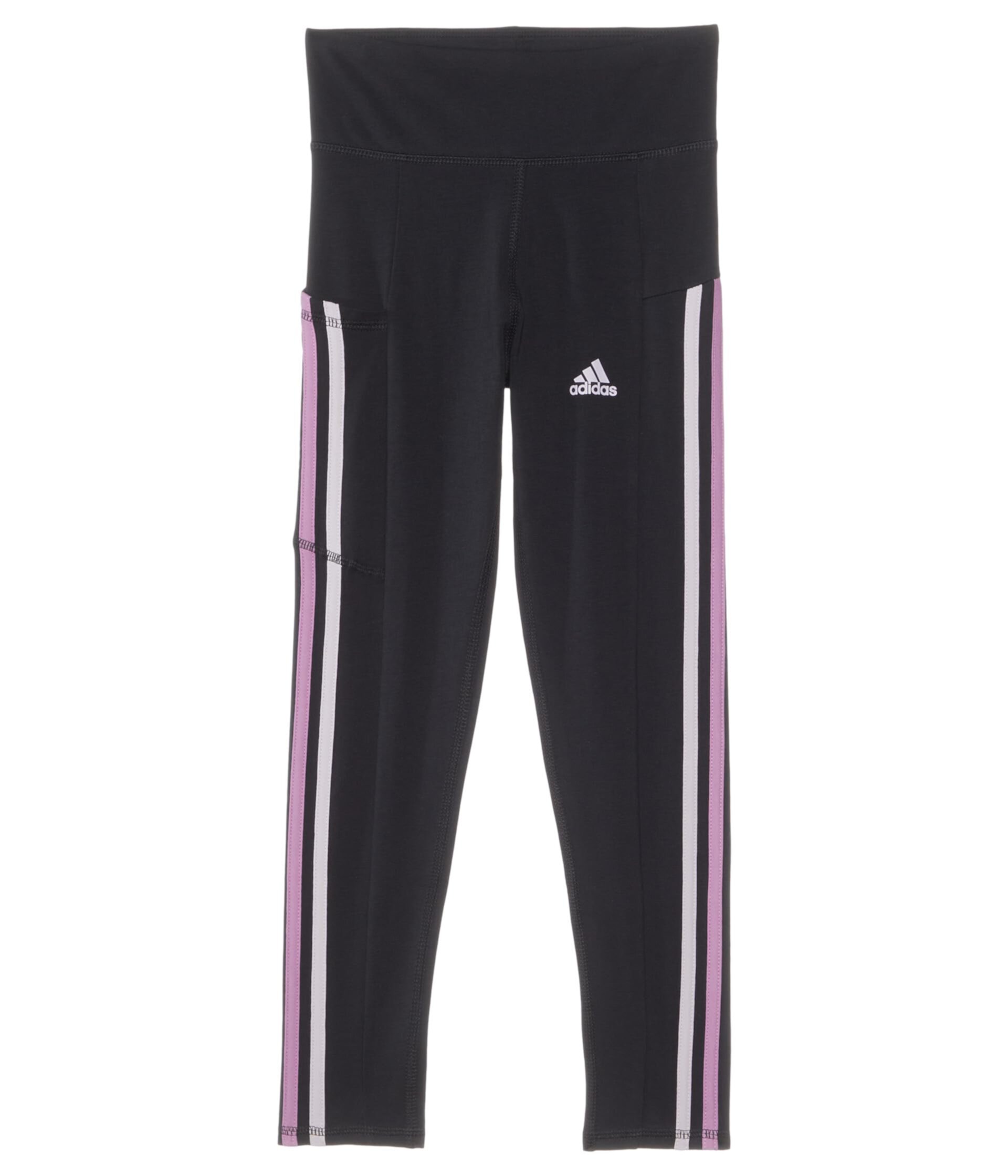 Детские леггинсы adidas 3 Stripe из хлопка с карманами, 95% хлопок Adidas