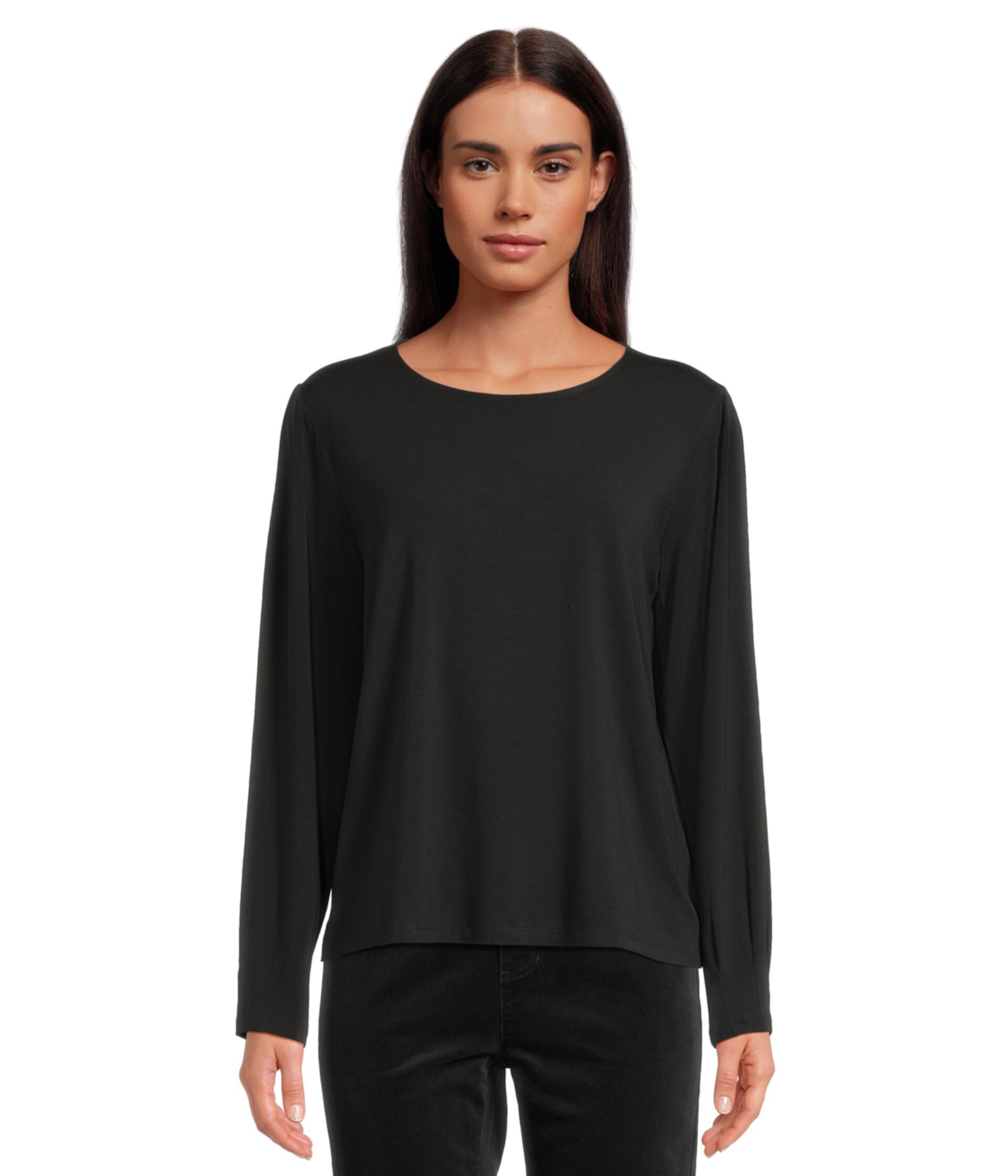 Женская Блузка Eileen Fisher Jewel Neck Easy Top Eileen Fisher