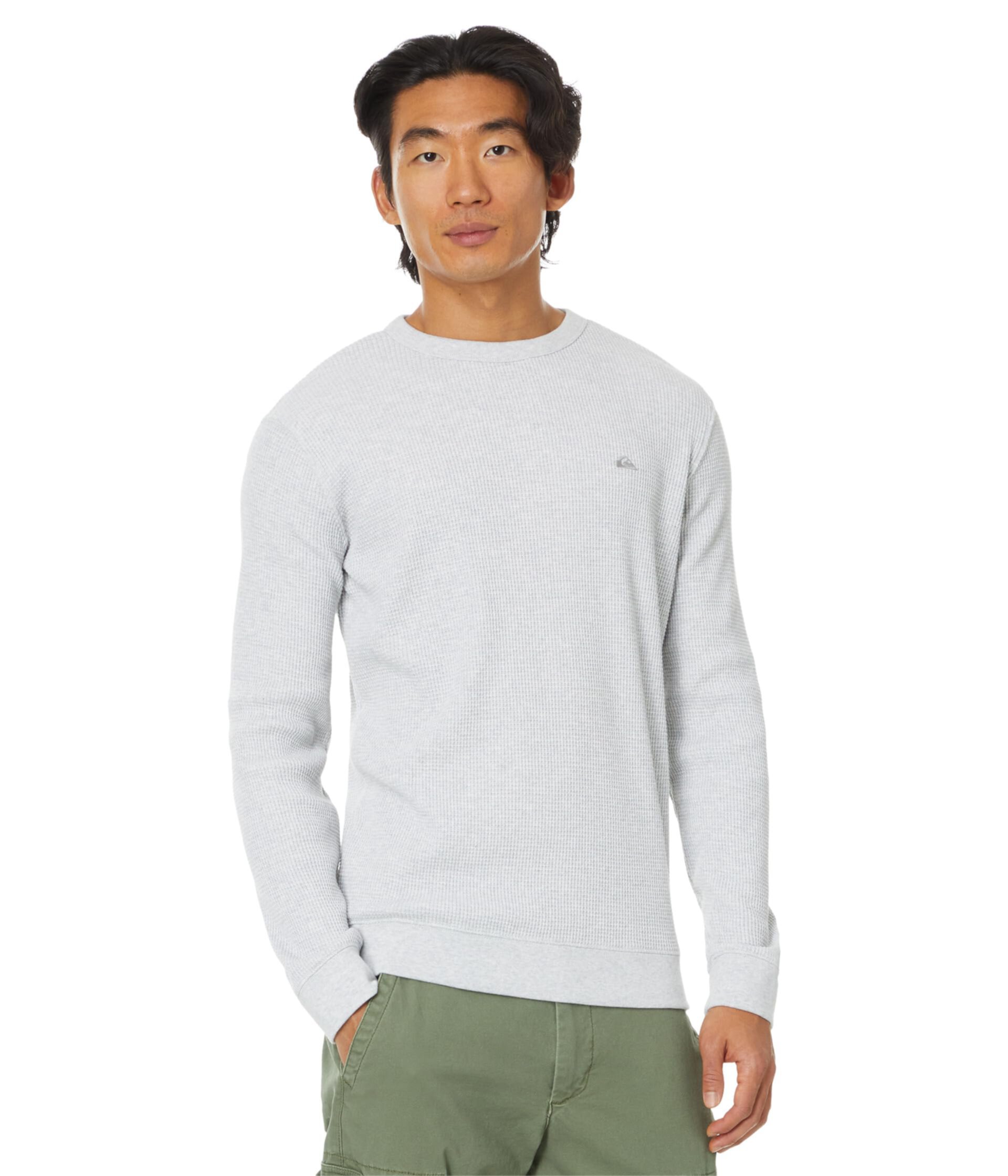 Мужской Пуловер Quiksilver Flanders Waffle Crew Long Sleeve Thermal Quiksilver