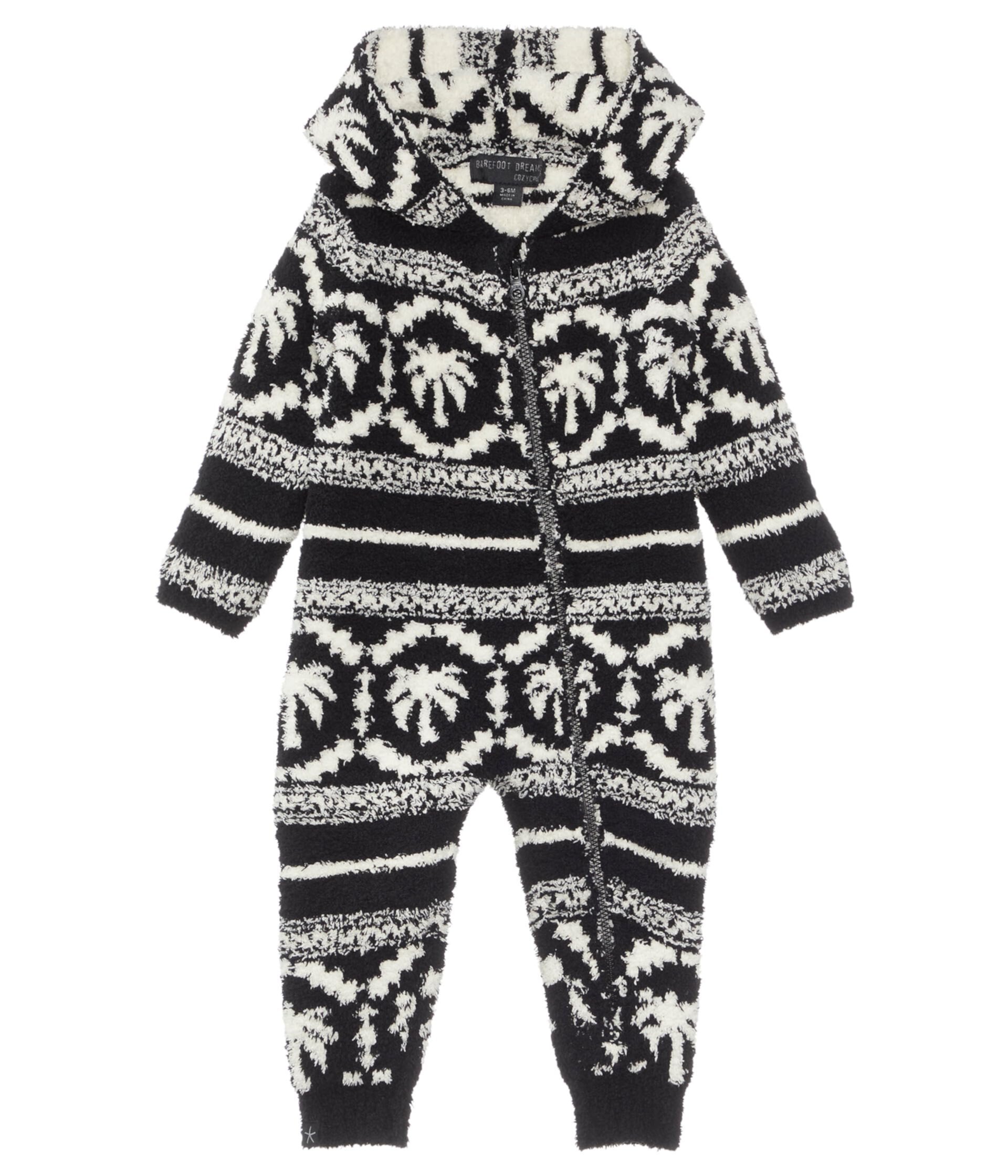 Детский Ромпер Barefoot Dreams Kids CozyChic® Baby Malibu Fair Isle Snow Suit Barefoot Dreams Kids