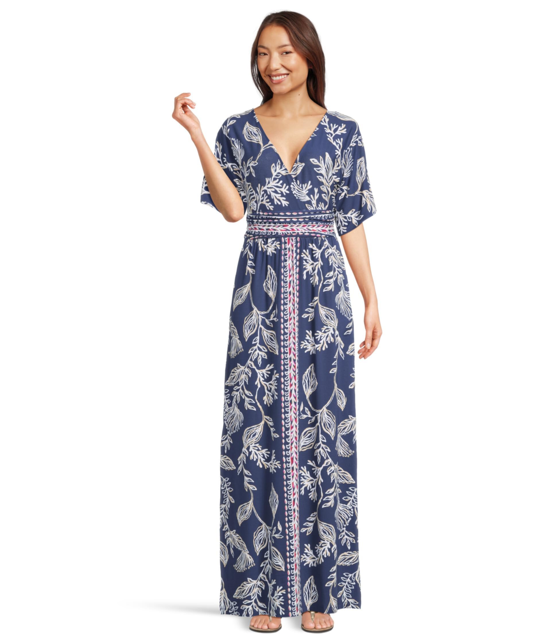 Parigi Boat Neck Maxi Dress Lilly Pulitzer