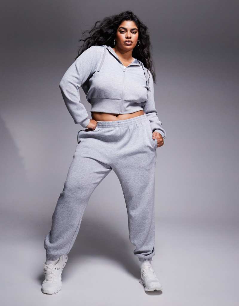 ASOS 4505 Curve performance training sweatpants in gray heather ASOS 4505