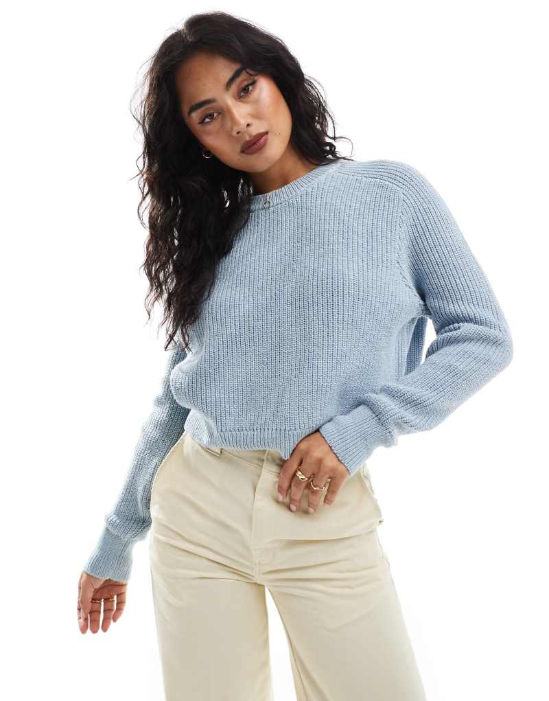 Cotton On crew neck sweater in blue COTTON ON