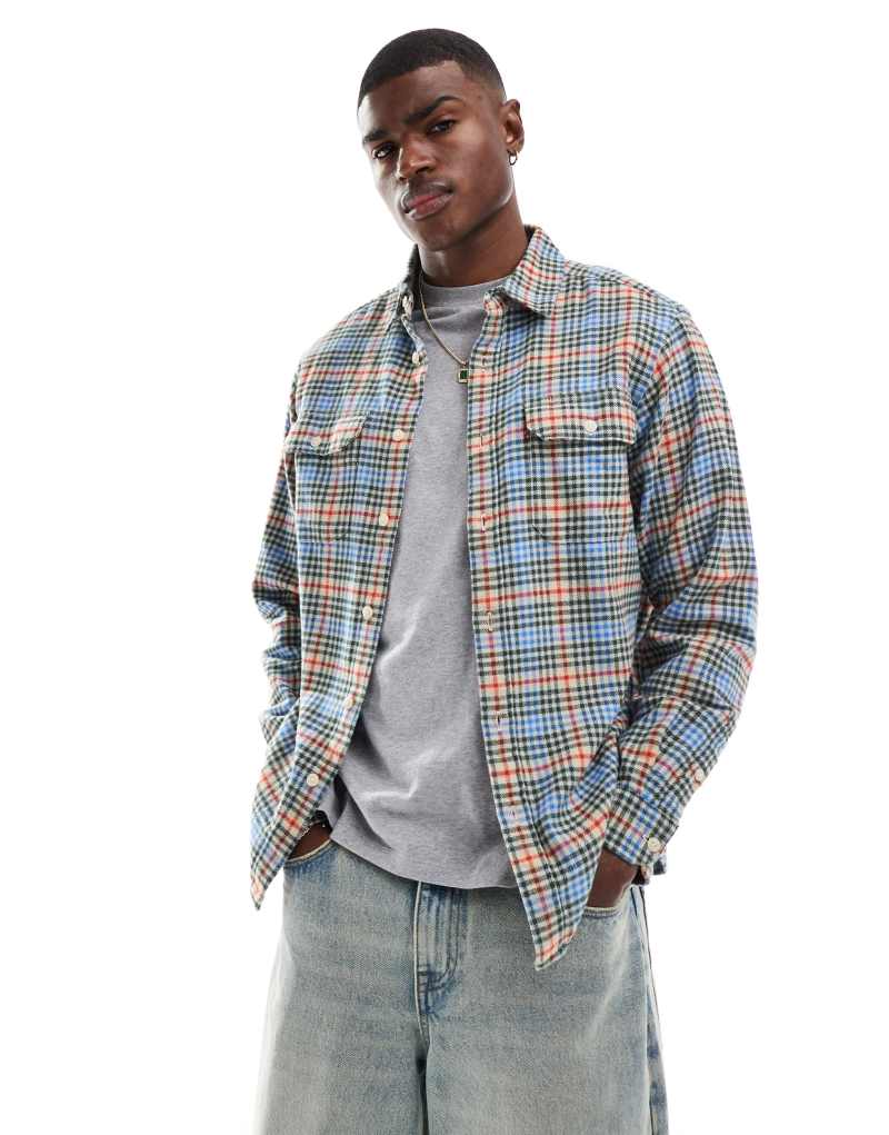 Levi's Jackson check flannel worker shirt in multi Levi's®