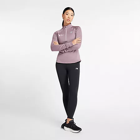 Женская Спортивная Одежда для марафона New Balance Athletics Heat Grid Half Zip New Balance