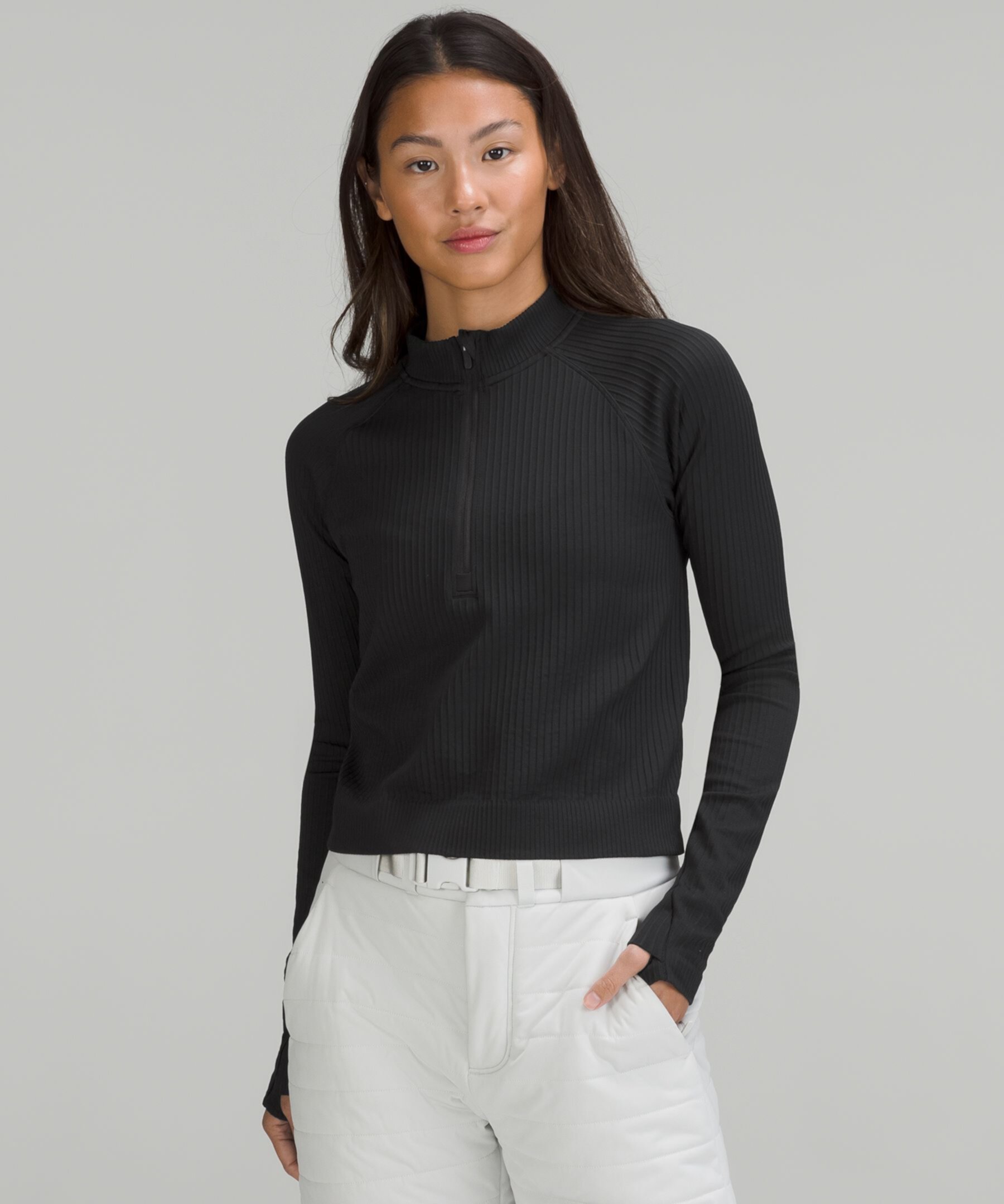 Rest Less Cropped Half Zip Lululemon