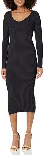 GUESS Women's Essential Long Sleeve Adele Sweater Dress GUESS