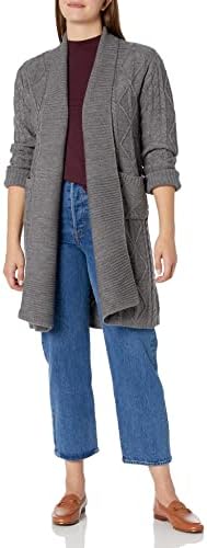 GUESS Women's Sleeve Heidi Long Cardigan Sweater GUESS