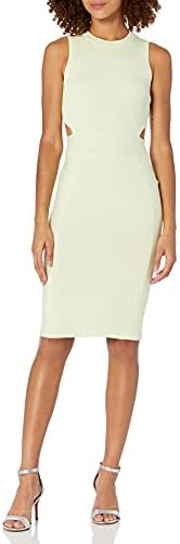 GUESS Women's Essential Sleeveless Cutout Rib Allison Dress GUESS