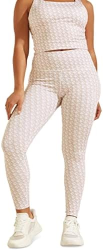 GUESS Women's Eco Full Length Caitlin Logomania Leggings GUESS