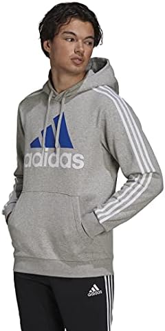 adidas Men's Essentials Fleece 3-Stripes Logo Hoodie Adidas