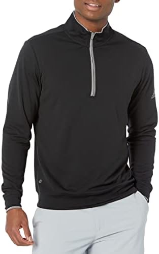 adidas Men's UPF Quarter Zip Golf Pullover Adidas