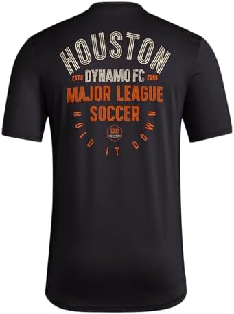 Мужская футболка с коротким рукавом adidas Houston Dynamo, классический крой Adidas