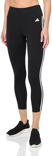 adidas Women's Plus Size Train Essentials 3-Stripes High-Waisted 7/8 Leggings Adidas