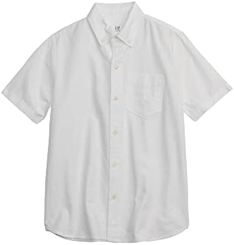 GAP Boys' Short Sleeve Oxford Shirt Gap