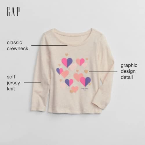 GAP Baby Girls' Long Sleeve Graphic Tee T-Shirt Gap