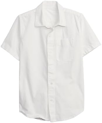 GAP Boys' Short Sleeve Poplin Shirt Gap