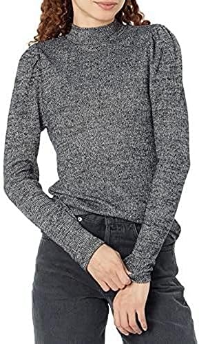 GAP Women's Long Textured Puff Sleeve Shirt Top Blouse Gap