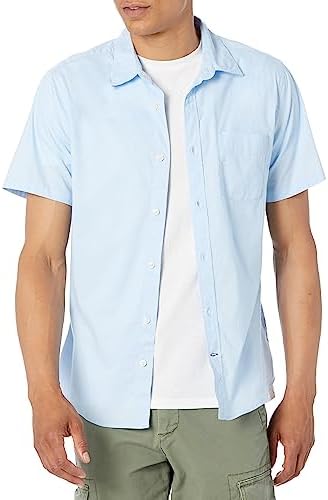 GAP Men's Short Sleeve Slim Stretch Poplin Shirt Gap