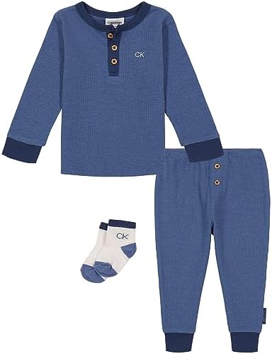 Calvin Klein Girls Thermal Pant Set with Socks Calvin Klein