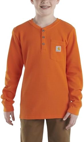 Carhartt Boys' Long Sleeve Henley Thermal Pocket T-Shirt Carhartt