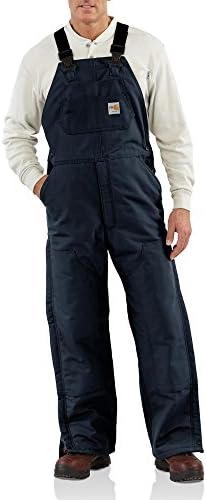 Carhartt Men's Flame Resistant Loose Fit Duck Insulated Bib Overall Carhartt