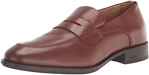 BOSS Men's Smooth Leather Penny Loafer Boss