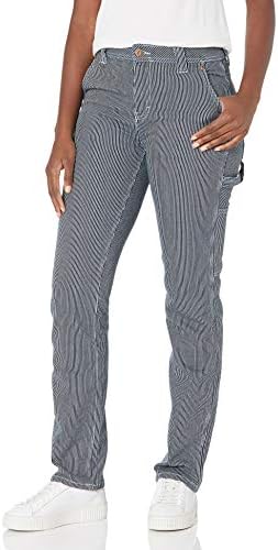 Dickies womens Relaxed Straight Carpenter Hickory Stripe Pant Dickies