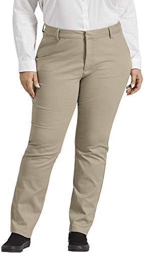 Dickies Women's Size Perfect Shape Bootcut Twill Pant-Plus Dickies