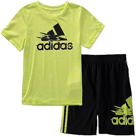 adidas boys 2 Piece Game Time Short Set Adidas